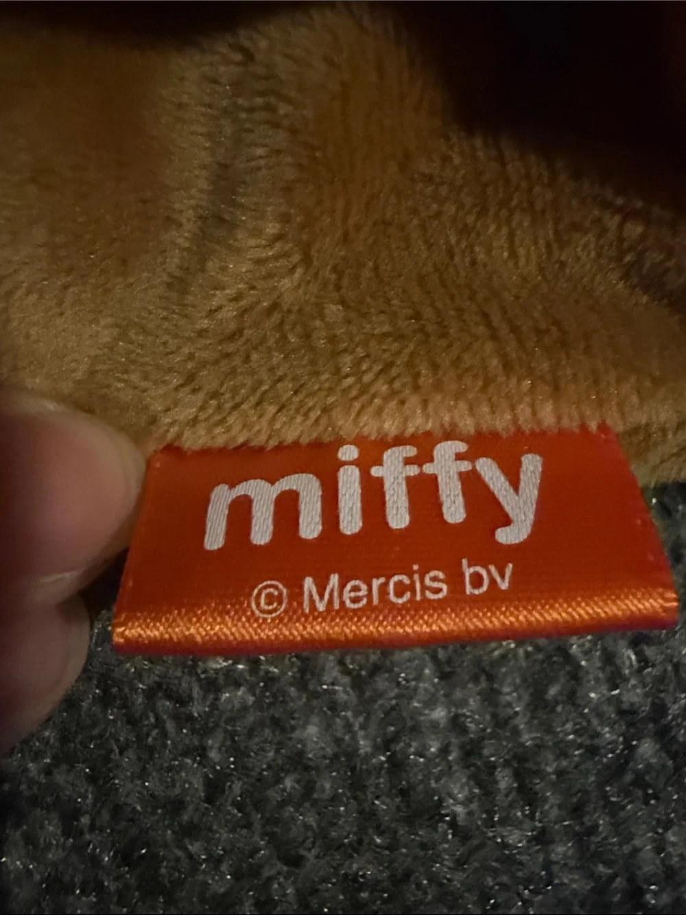 miffy Plush Bunny Drawstring Pouch